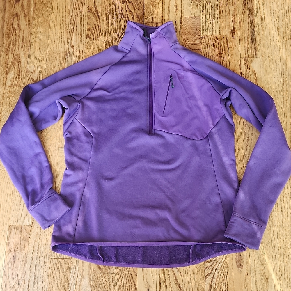 (L) MEC Lavender Quarter-Zip Pullover Athleisure Gorpcore Hiking Athletic Base